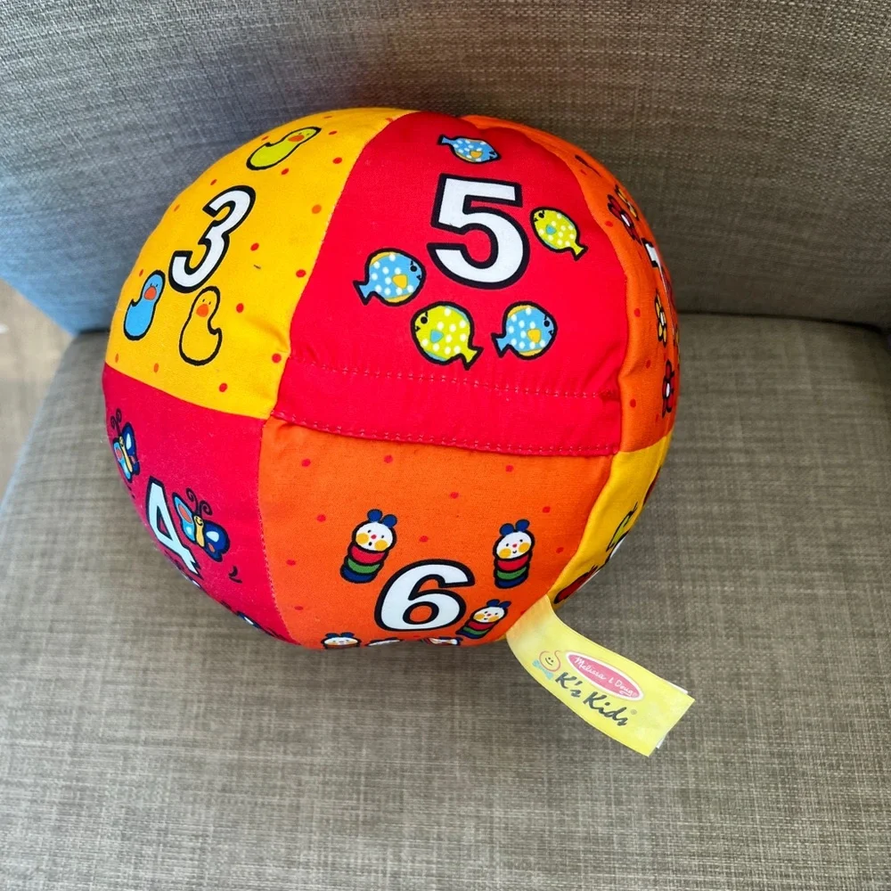 Melissa & Doug 2-1 Talking Ball Colorful Number Ball